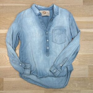 Bella Dahl Soft Blue Denim Shirt
